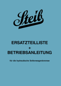 Steib Hydraulic SW Brake Spare Parts List Catalog User Owner's Manual