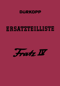 Dürkopp Fratz IV 4 Ersatzteilliste