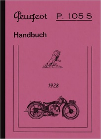 Peugeot P 105 S Bedienungsanleitung Motorrad