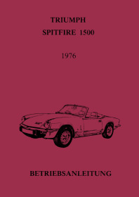 Triumph Spitfire 1500 Bedienungsanleitung