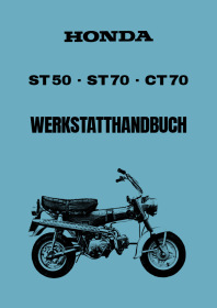 Honda Dax ST50, ST70 und CT70 Reparaturanleitung Werkstatthandbuch