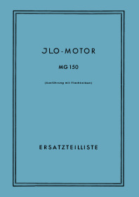 ILO MG 150 Ersatzteilliste