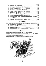 Wanderer 2,5 PS, 4,5 PS und 5,4 PS Bedienungsanleitung