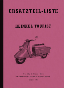 Heinkel Tourist 103 A-2 Ersatzteilliste