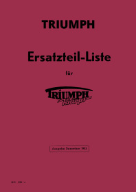 Triumph Knirps Ersatzteilliste
