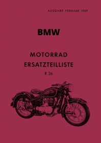 BMW R 26 Ersatzteilliste