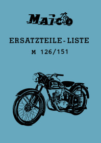 Maico M 126 and M 151 Spare Parts List Catalog