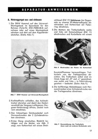 DKW Hummel 1 moped repair manual workshop manual assembly instructions