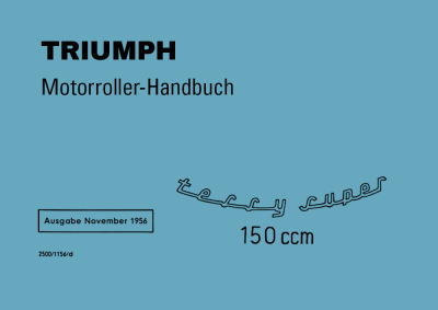 Triumph Tessy Super 150 ccm Bedienungsanleitung