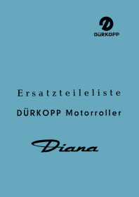 Dürkopp Diana Motorroller Ersatzteilliste