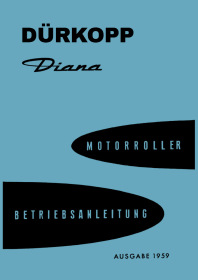 Dürkopp Diana 200 ccm Standard Diana Sport Bedienungsanleitung
