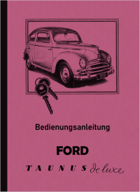 Ford Taunus "De Luxe" 1951 Owner's User Manual