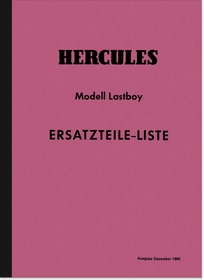 Hercules Lastboy spare parts list Spare parts catalog Parts catalog