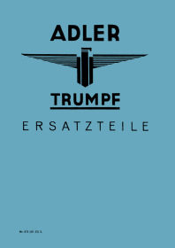 Adler Trumpf 1.5 Liter Spare Parts List Catalog