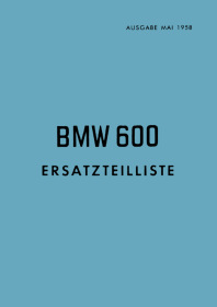 BMW 600 Ersatzteilliste
