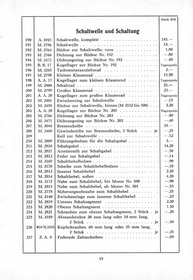 Wanderer Cardan K 500 1928 spare parts list spare parts catalog spare parts list
