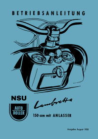 NSU Lambretta 150 ccm Bedienungsanleitung