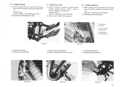 Yamaha DT 250 and 360, RT 1 2 3 F DT1-F DT2 DT3, RT1-F RT2 RT3 Repair Manual Workshop Manual