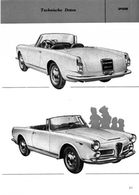 Alfa Romeo 2600 Berlina Spider Sprint Owner's Manual Manual Maintenance