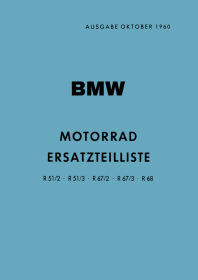 BMW R 51/2, R 51/3, R 67/2, R 67/3 and R 68 Spare Parts List Catalog