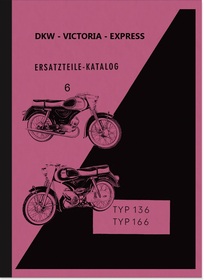 DKW Victoria Express Hummel 1963  Typ 136 und 166 Ersatzteilliste