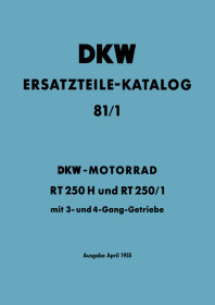 DKW RT 250 H und RT 250/1 Ersatzteilliste