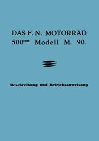FN 500 ccm M90 SV Bedienungsanleitung