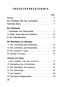 Rabeneick Cyclemaster Bicycle Auxiliary Motor User Owner's Manual