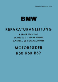 BMW R 50, R 60 and R 69 Repair Workshop Manual
