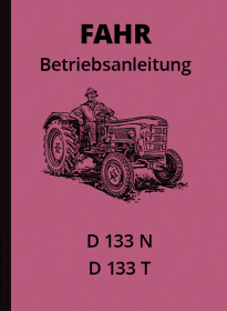 Drive D 133 N and D 133 T Operating Instructions