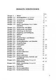 NSU Quick and Quick 52 spare parts list Spare parts catalog