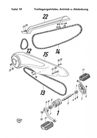 NSU Quick and Quick 52 spare parts list Spare parts catalog