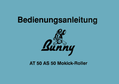 Winking TGB Bunny Mokick Scooters AT 50 and AS 50 User Owner's Manual