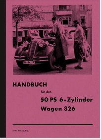 BMW Typ 326 50 PS 6-Zylinder Bedienungsanleitung