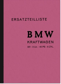 BMW Typ 321 6-Zylinder 1941 Ersatzteilliste