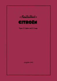 Citroen Typ 11 Légère und Large Bedienungsanleitung