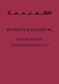 Hansa (Goliath) 1100 Reparaturanleitung