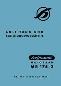 Hoffmann MR 175-2 User Owner's Manual