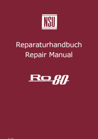 NSU RO 80 Reparaturanleitung