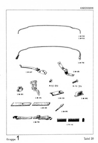 Opel 1,1 Liter Kadett and Vans Main Catalog Spare Parts List Spare Parts Catalog