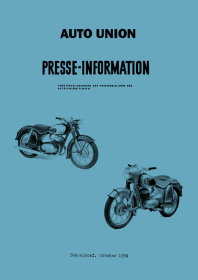 DKW / Auto Union Press Releases: IFMA 1956 Description