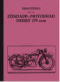 Zündapp Derby 175 Ersatzteilliste DB