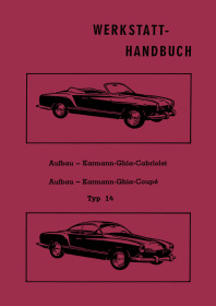 VW Karmann-Ghia Typ 14 Reparaturanleitung Werkstatthandbuch