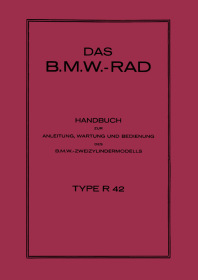 BMW R 42 Bedienungsanleitung