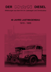 MAN LKW BUS 40 years of truck construction 1915-1955 Brochure Catalog