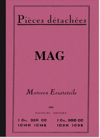 MAG - Motosacoche 350 500 ccm 1-Zylinder Ersatzteilliste