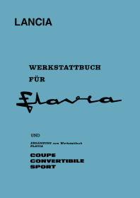 Lancia Flavia 1500 ccm Reparaturanleitung Werkstatthandbuch