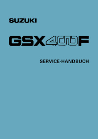 Suzuki GSX400F Reparaturanleitung