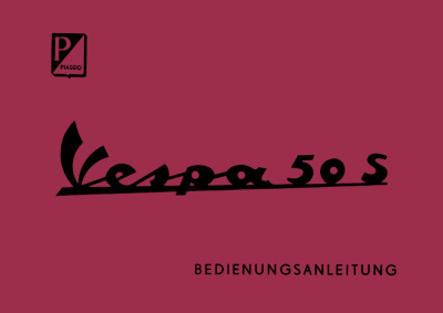 Vespa Piaggio 50 S Bedienungsanleitung