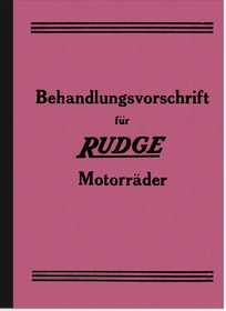 Rudge 250 und 500 ccm Special/Rapid 1939 Bedienungsanleitung